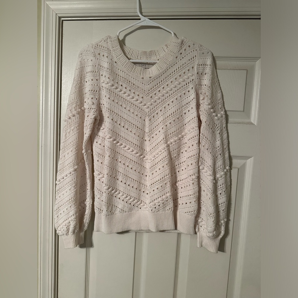 Loft XS cream sweater